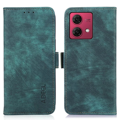 ABEEL For Motorola Moto G84 5G Case Retro Texture PU Leather Phone Cover with Wallet