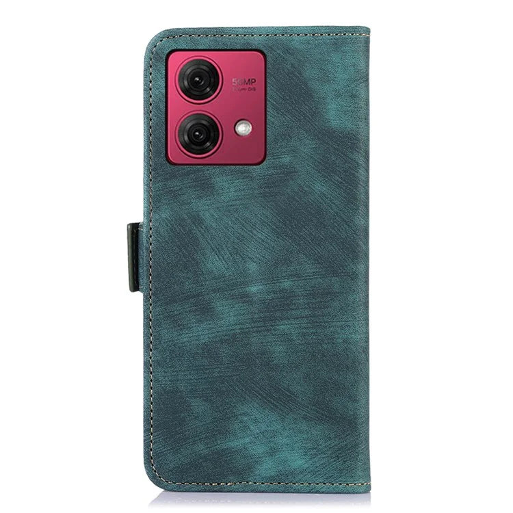 ABEEL For Motorola Moto G84 5G Case Retro Texture PU Leather Phone Cover with Wallet