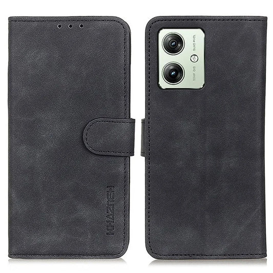 KHAZNEH For Motorola Moto G54 5G Cover Retro Wallet Leather Phone Stand Case