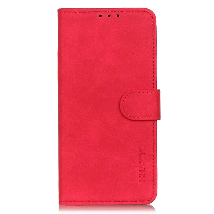 KHAZNEH For Motorola Edge 40 Neo 5G Case Retro Texture Leather Wallet Cell Phone Cover