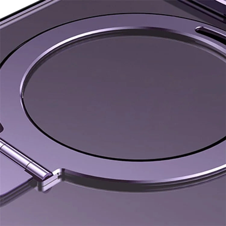 For iPhone 15 Pro Max Case Anti-peeping Tempered Glass Cover Compatible with MagSafe Kickstand