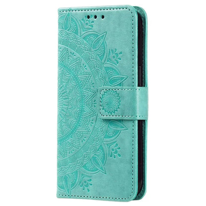 For Samsung Galaxy A05 4G Case Wallet PU Leather Imprinted Stand Phone Cover with Strap