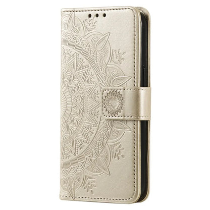 For Samsung Galaxy A05 4G Case Wallet PU Leather Imprinted Stand Phone Cover with Strap
