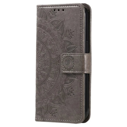 For Samsung Galaxy A05 4G Case Wallet PU Leather Imprinted Stand Phone Cover with Strap