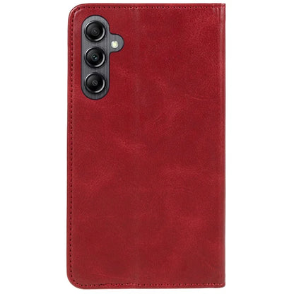 For Samsung Galaxy A15 5G Case Calf Texture Stand Wallet PU Leather Phone Cover