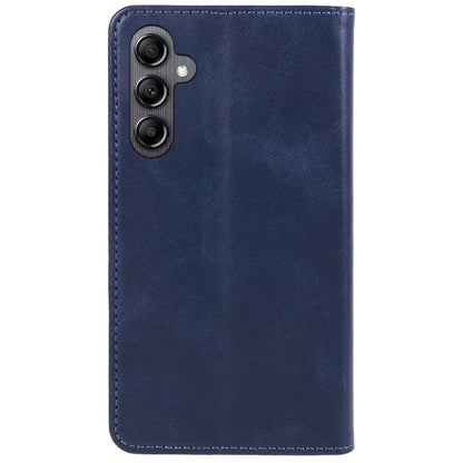 For Samsung Galaxy A15 5G Case Calf Texture Stand Wallet PU Leather Phone Cover