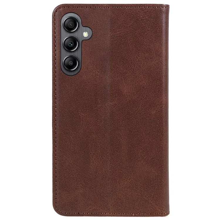 For Samsung Galaxy A15 5G Case Calf Texture Stand Wallet PU Leather Phone Cover