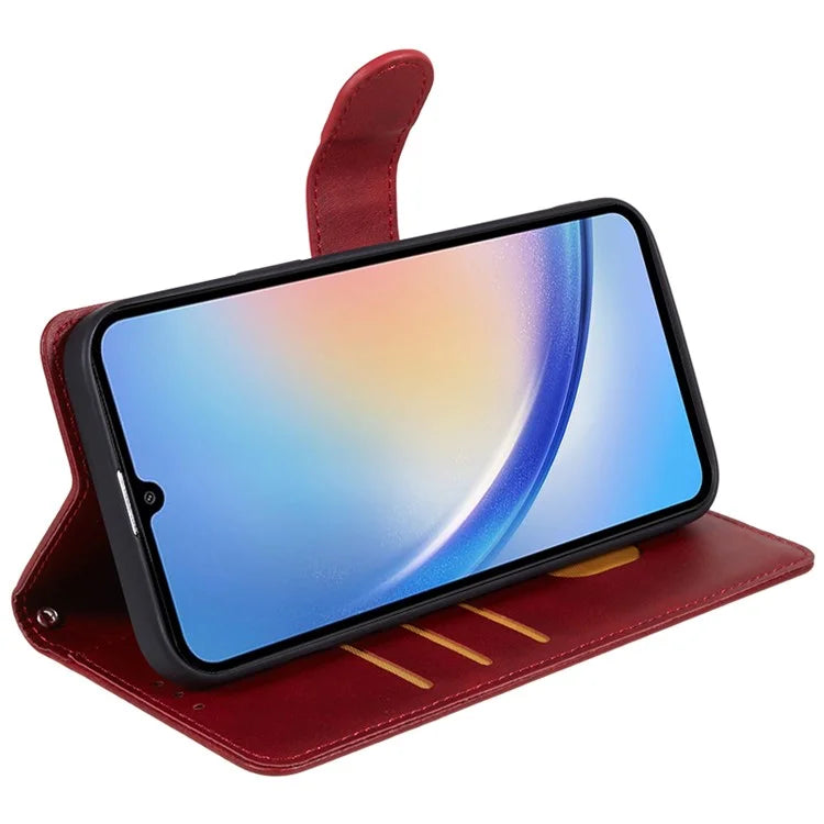 For Samsung Galaxy A15 5G Case Shockproof Leather Phone Cover Magnetic Wallet Stand Shell
