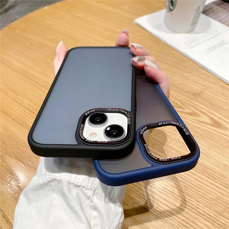 For iPhone 15 Plus Case TPU+PC Mobile Phone Shockproof Back Cover