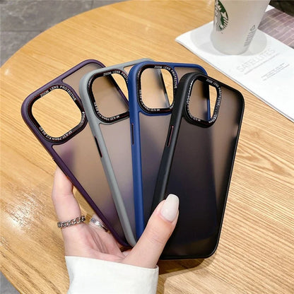 For iPhone 15 Plus Case TPU+PC Mobile Phone Shockproof Back Cover