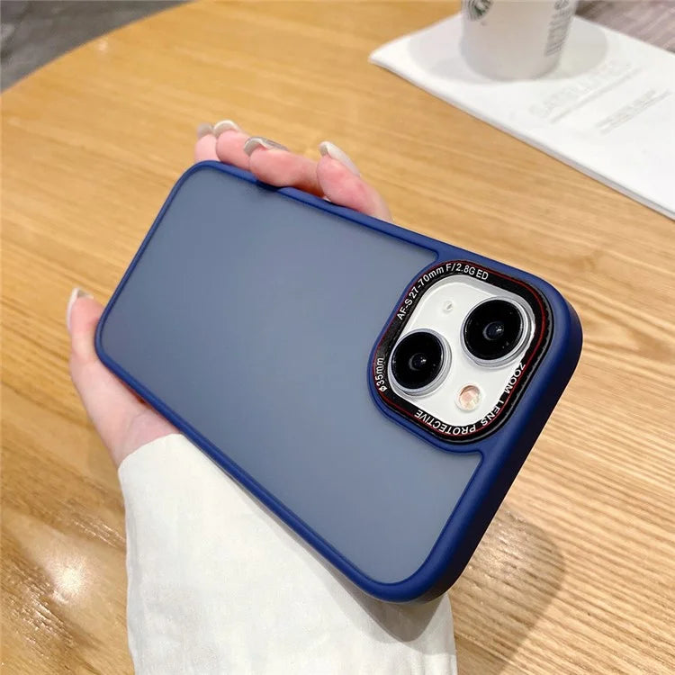For iPhone 15 Case Fall Protection TPU+PC Mobile Phone Back Cover