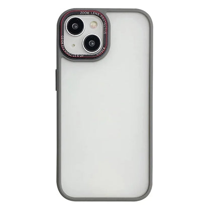 For iPhone 14 Case Scratch Proof Mobile Phone TPU+PC Back Cover