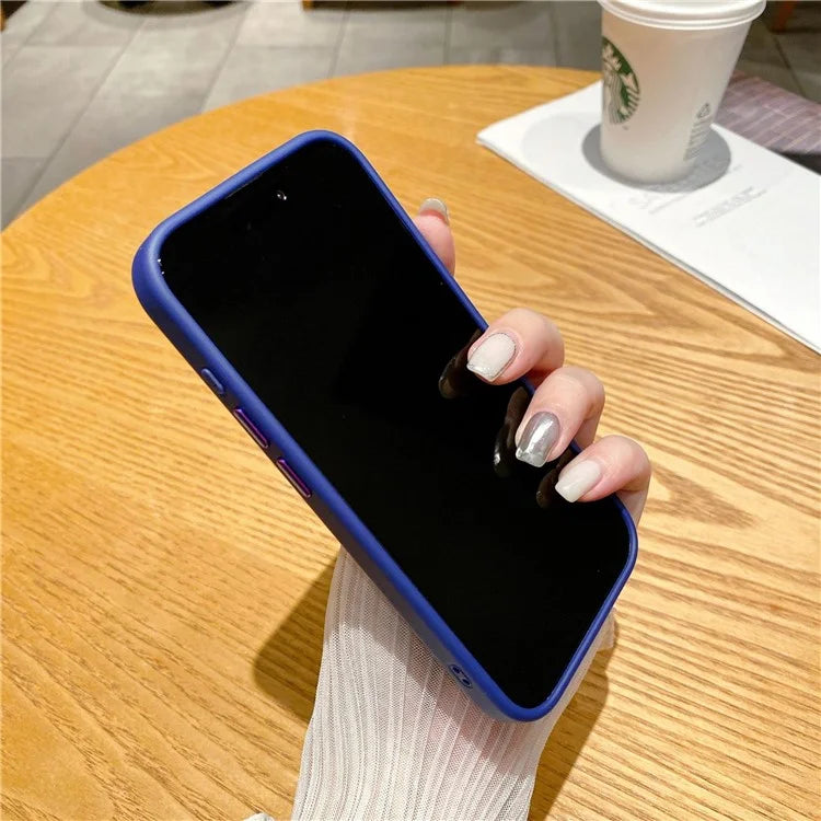 For iPhone 15 Pro Max Case Precise Cutout TPU+PC Mobile Phone Back Cover