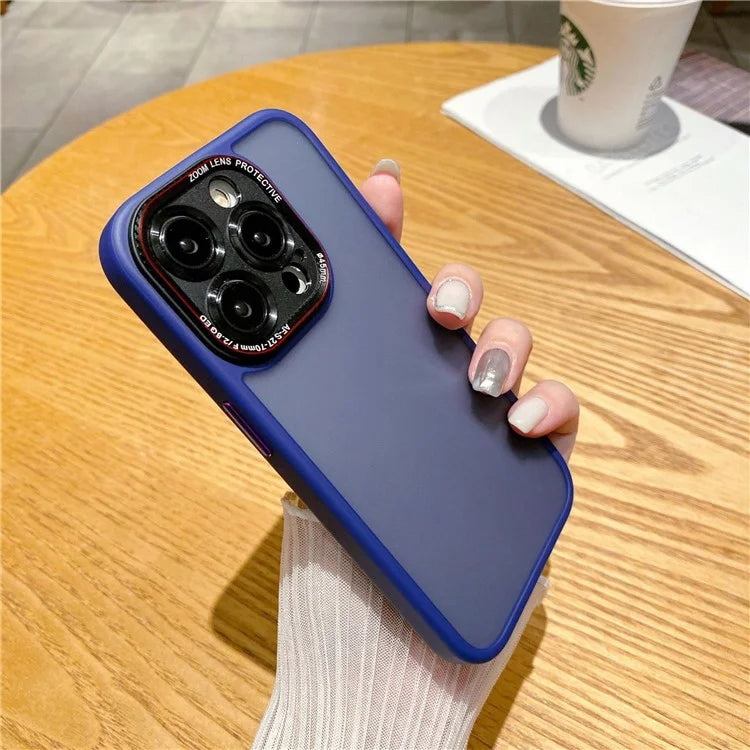For iPhone 15 Pro Case Precise Cutout TPU+PC Anti-drop Mobile Phone Back Cover