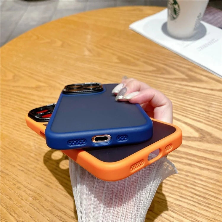 For iPhone 14 Pro Case Precise Cutout Shockproof TPU+PC Phone Back Cover