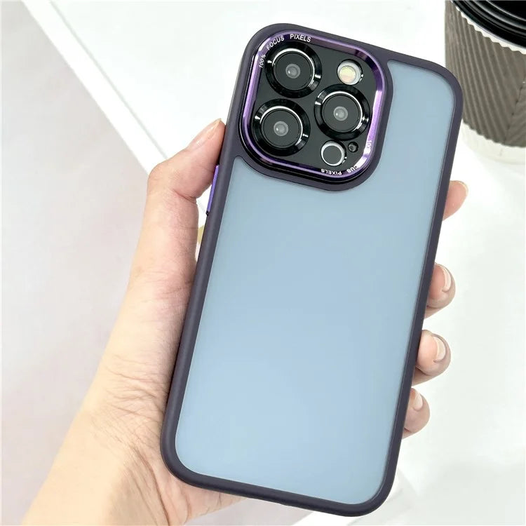 Precise Cutout TPU+PC Cover for iPhone 15 Pro Max Case Anti-Drop Shockproof Phone Case