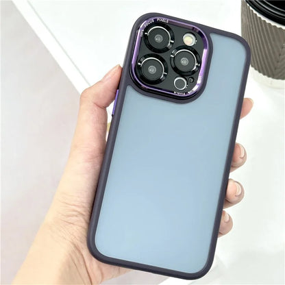 TPU+PC Case for iPhone 15 Pro Shockproof Case Anti-Scratch Precise Cutout Phone Cover