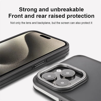 For iPhone 15 Pro Max Case Matte Dual Color TPU+PC Phone Cover