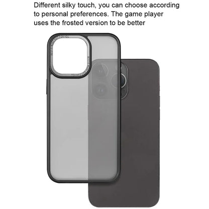 For iPhone 15 Pro Max Case Matte Dual Color TPU+PC Phone Cover