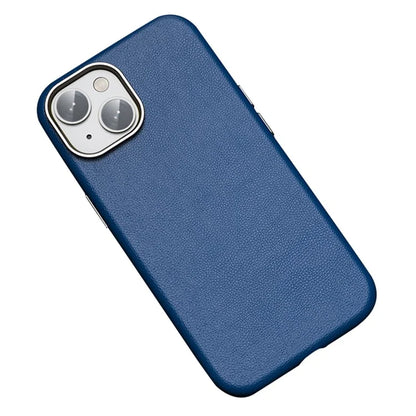 For iPhone 15 Plus Case PU Leather+TPU Phone Back Protector Compatible with MagSafe