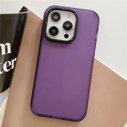 For iPhone 15 Pro Case Shockproof TPU+PC Hybrid Phone Back Cover