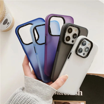 For iPhone 15 Pro Case Shockproof TPU+PC Hybrid Phone Back Cover