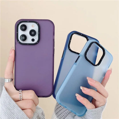 For iPhone 15 Pro Case Shockproof TPU+PC Hybrid Phone Back Cover