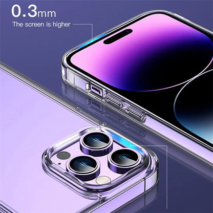 TOTU AA-106 for iPhone 14 Pro Case PC + TPU Transparent Protective Phone Cover