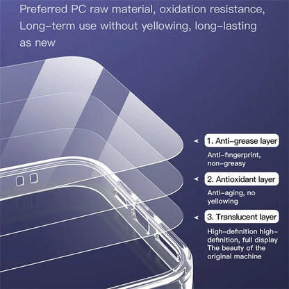 TOTU AA-106 for iPhone 14 Pro Case PC + TPU Transparent Protective Phone Cover