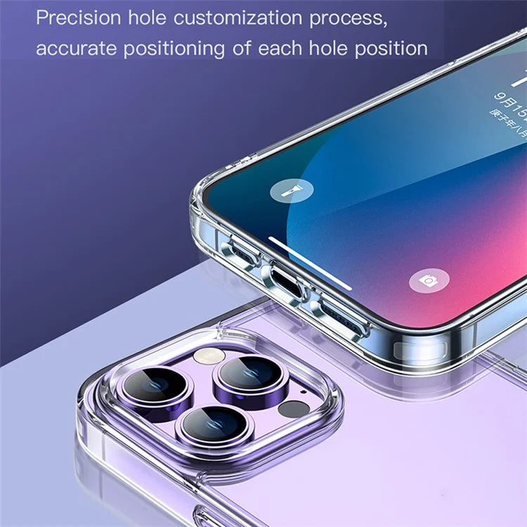 TOTU AA-106 for iPhone 14 Pro Case PC + TPU Transparent Protective Phone Cover