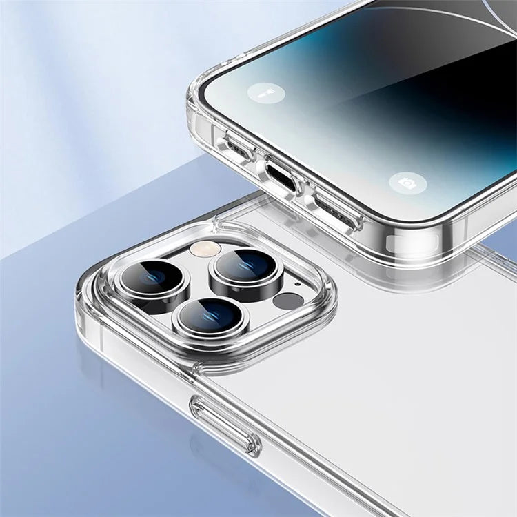TOTU PC-04 for iPhone 15 Pro Max Clear Case PC + TPU Phone Back Cover