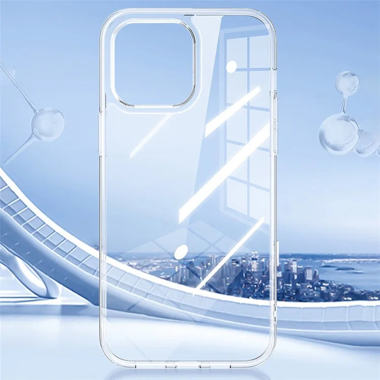 TOTU PC-04 for iPhone 15 Plus Transparent Case PC + TPU Protective Phone Cover