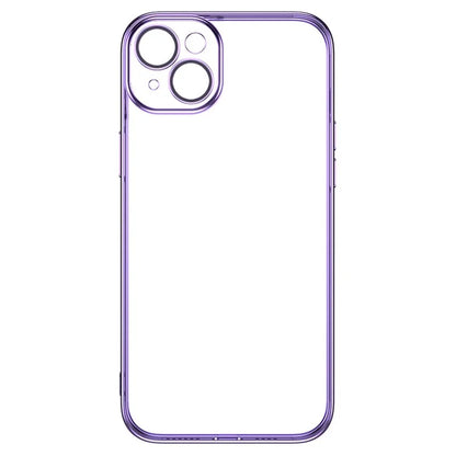 TOTU AA-155 For iPhone 14 Plus Clear Case Electroplating TPU Phone Cover