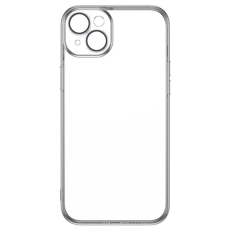 TOTU AA-155 For iPhone 14 Plus Clear Case Electroplating TPU Phone Cover