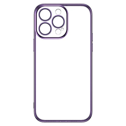 TOTU AA-155 For iPhone 14 Pro Max Clear Case Soft TPU Electroplating Phone Cover
