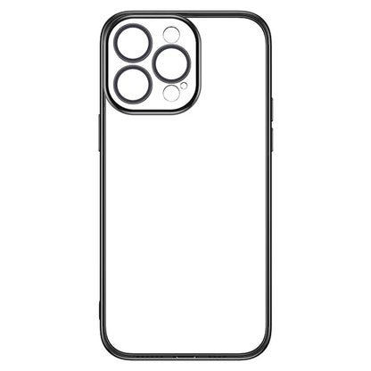 TOTU AA-155 For iPhone 14 Pro Max Clear Case Soft TPU Electroplating Phone Cover