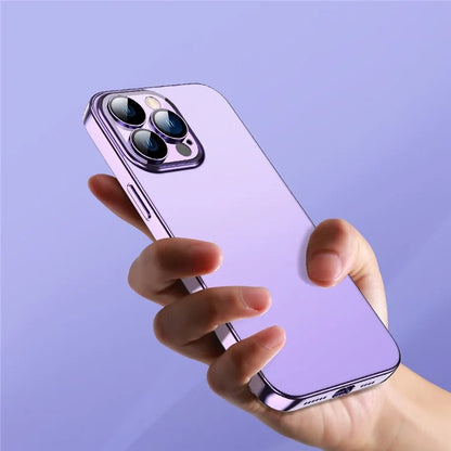 TOTU AA-155 For iPhone 14 Pro Max Clear Case Soft TPU Electroplating Phone Cover