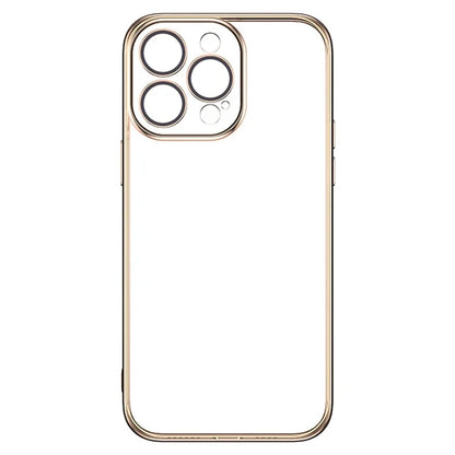 TOTU AA-155 For iPhone 14 Pro Max Clear Case Soft TPU Electroplating Phone Cover