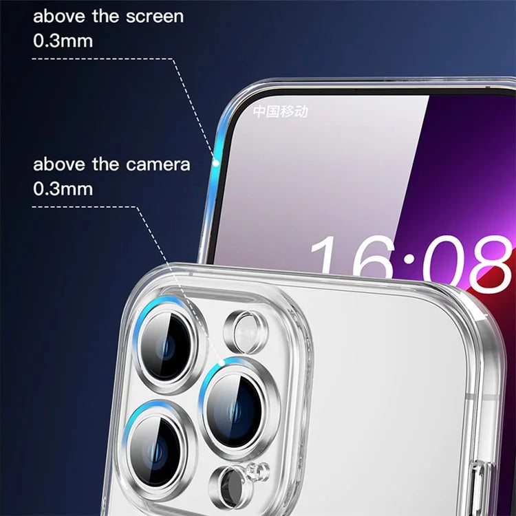 TOTU AA-067 For iPhone 14 Pro Case Shockproof Soft TPU Phone Cover HD Clear Phone Shell