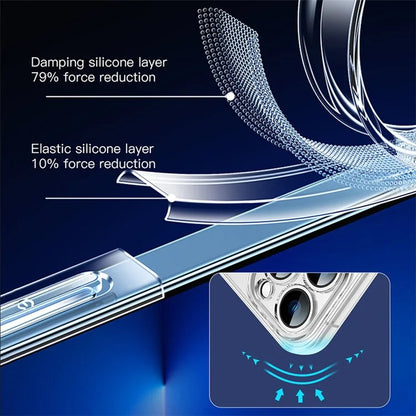 TOTU AA-067 For iPhone 14 Pro Case Shockproof Soft TPU Phone Cover HD Clear Phone Shell