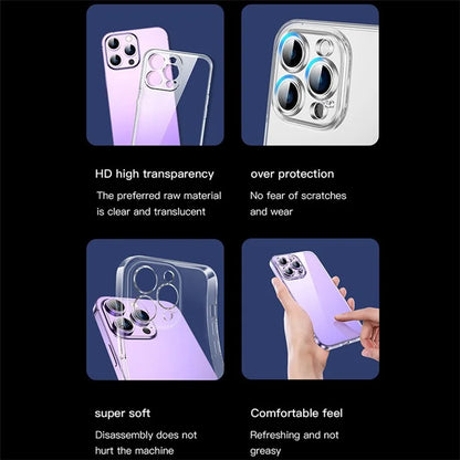 TOTU AA-067 For iPhone 14 Pro Case Shockproof Soft TPU Phone Cover HD Clear Phone Shell