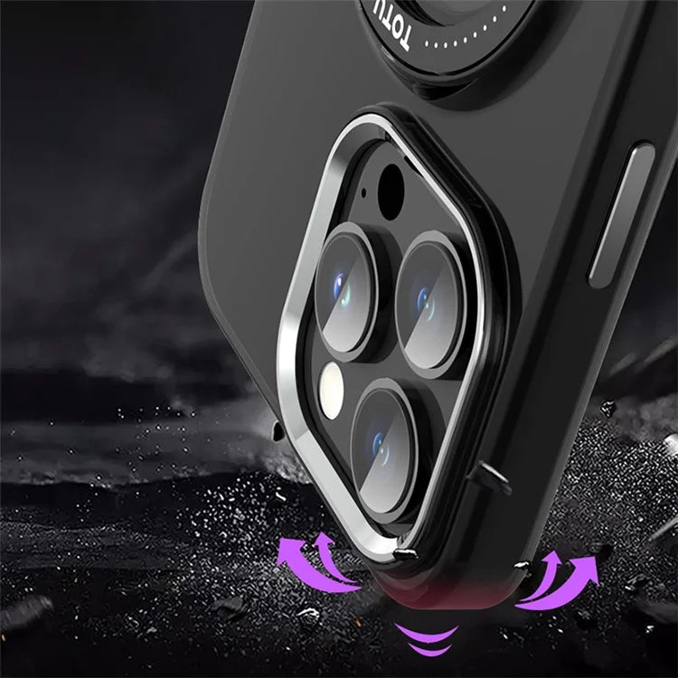 TOTU AA-197 Kickstand Case for iPhone 14 Pro Max Case Compatible with MagSafe PC+TPU Phone Cover