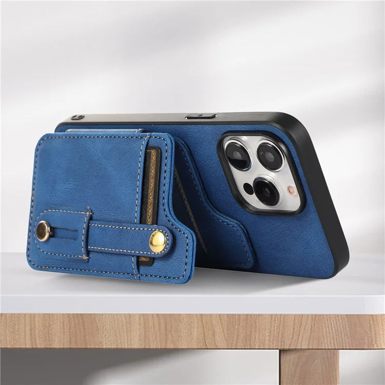 ABEEL Style 01 For iPhone 14 Pro Max Case Horizontal Flip Card Bag Leather+TPU Phone Cover