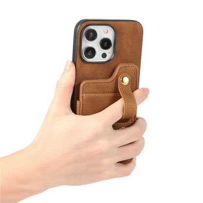 ABEEL Style 01 For iPhone 14 Pro Max Case Horizontal Flip Card Bag Leather+TPU Phone Cover