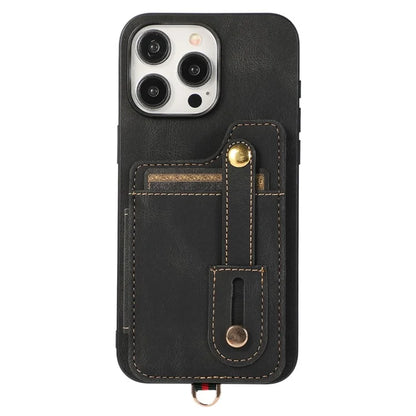 ABEEL Style 01 For iPhone 14 Pro Max Case Horizontal Flip Card Bag Leather+TPU Phone Cover