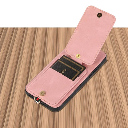 ABEEL Style 02 For iPhone 15 Pro Max Case Vertical Flip Card Bag TPU+PU Cellphone Cover