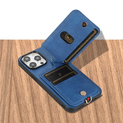 ABEEL Style 03 For iPhone 14 Pro Case Leather+TPU RFID Blocking Card Bag Cellphone Cover