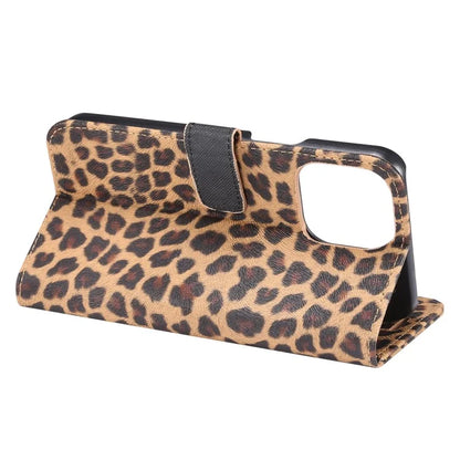 For iPhone 15 Pro Max Case PU Leather Phone Cover with Stand Wallet