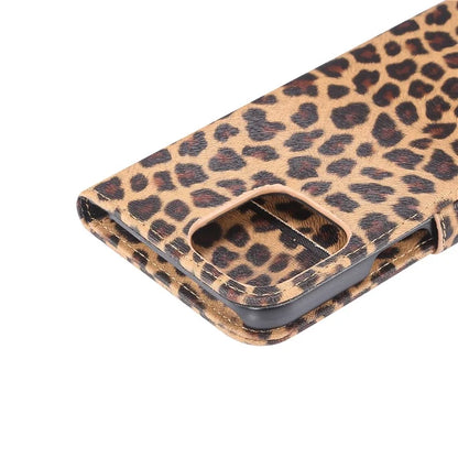 For iPhone 15 Pro Max Case PU Leather Phone Cover with Stand Wallet