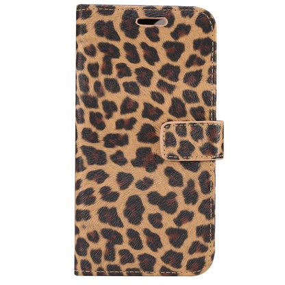 For iPhone 15 Plus Phone Case Stand Wallet Leopard Pattern Phone Cover
